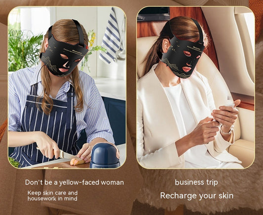 Ny Infraröd Fototerapi Skönhetsapparat – LED Ansiktsmask med Färgljus för Hudföryngring