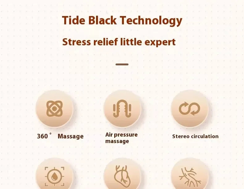 Ben- & fotmassager med lufttryck – Djup vadmassage, knådning & kompression + fjärrkontroll