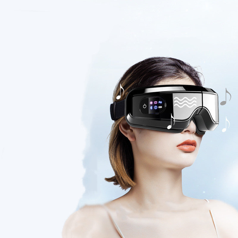 Ögonmassager – Lufttryck & Vibration | Bluetooth | Avslappning, Migränlindring & Förbättrad Sömn